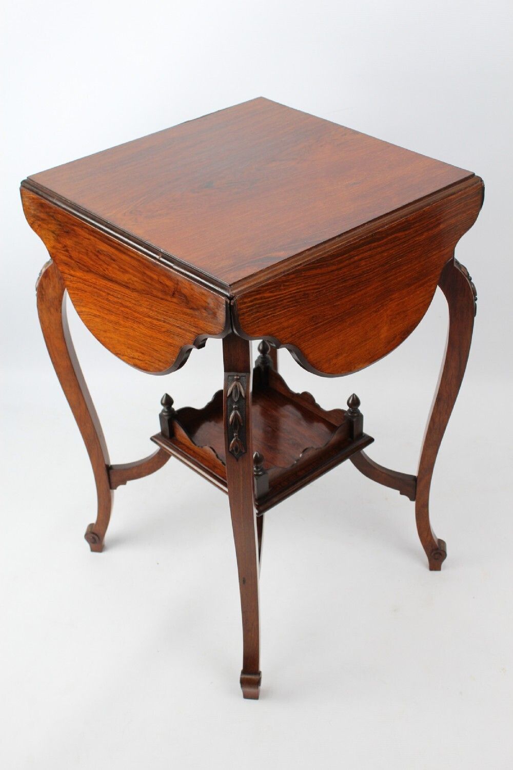 Small Victorian Rosewood Games Table / Lamp Table “Gillow”