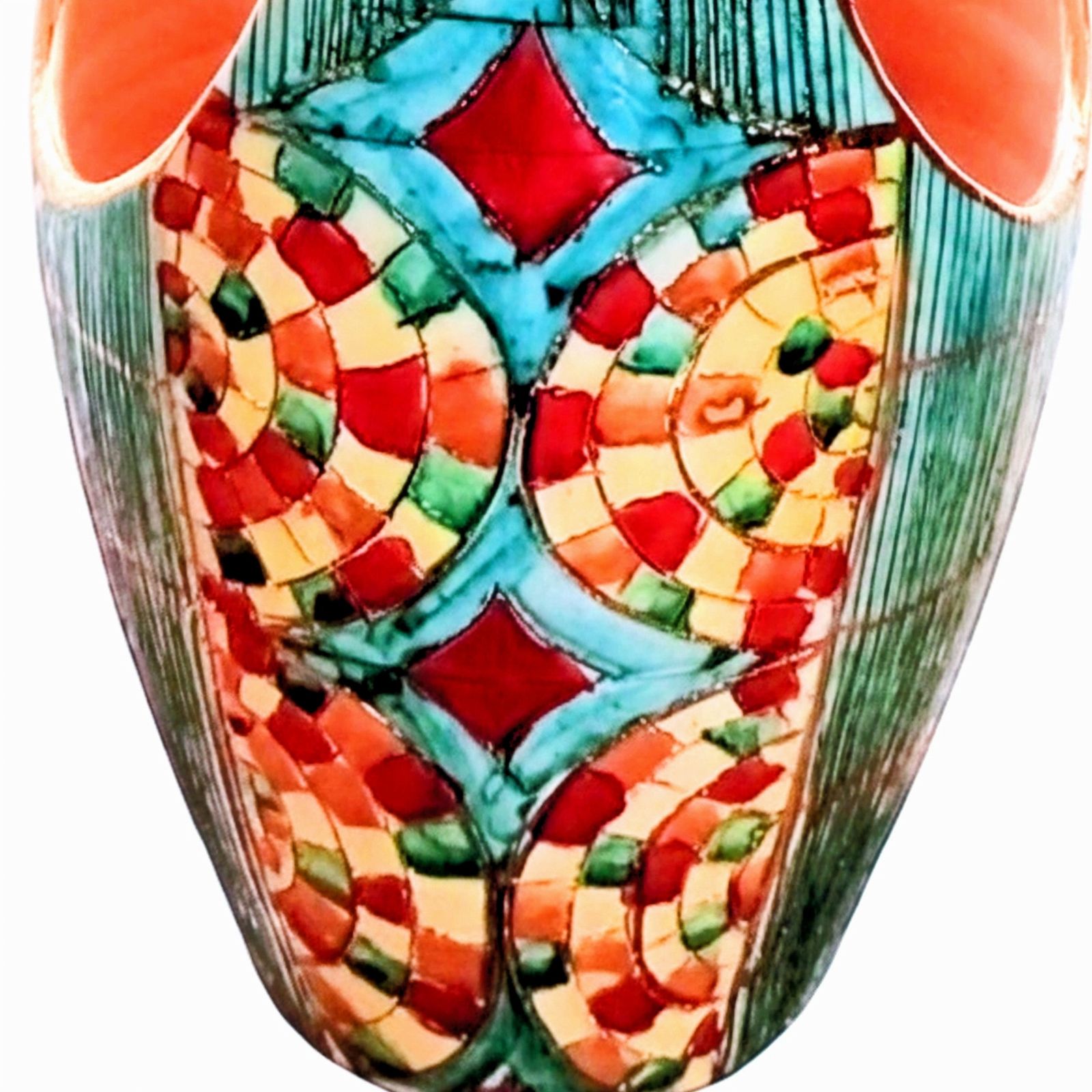 Fratelli Fanciullacci "Mosaic" Sgraffito Handle Vase (Bitossi Era, C. 1960) photo vinterior