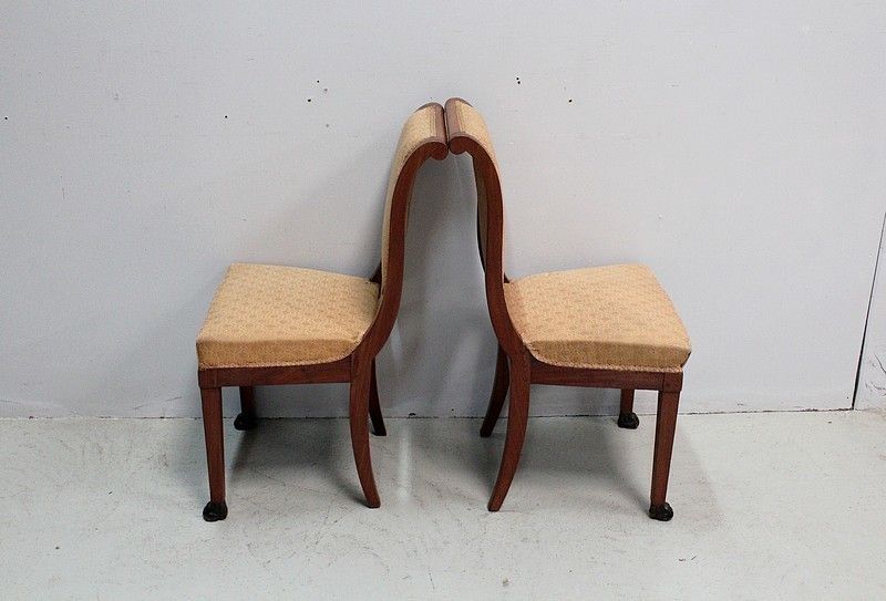 Pair Of Directoire Chairs, 19th Century photo 997.04