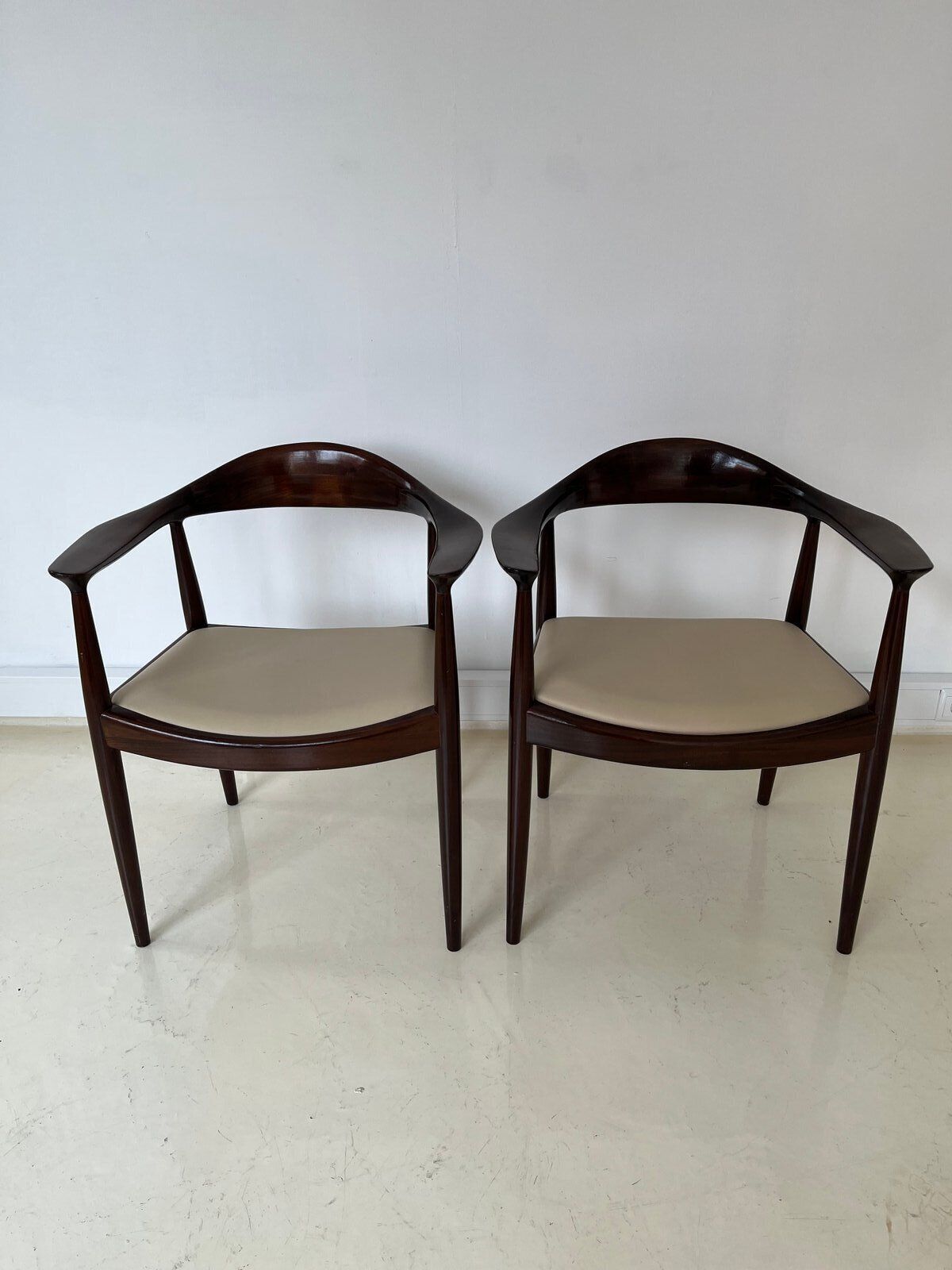 Vintage Jh503 By Hans J. Wegner For Johannes Hansen, Set Of 2