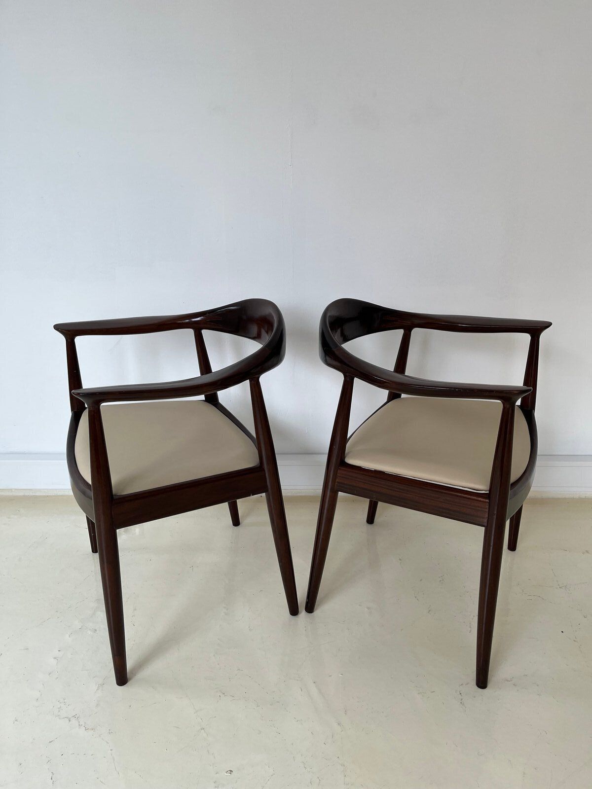 Vintage Jh503 By Hans J. Wegner For Johannes Hansen, Set Of 2 photo furniture
