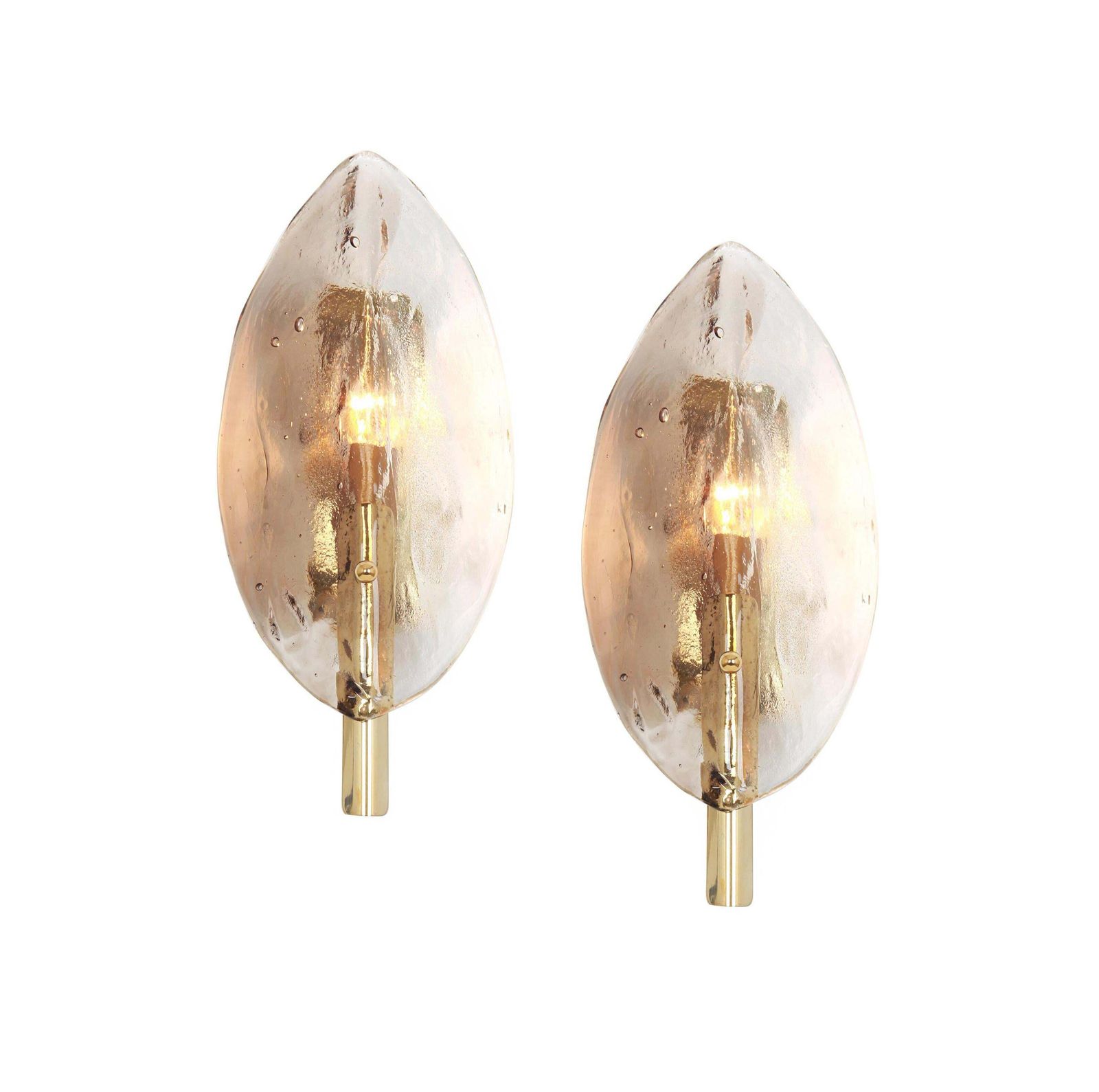 1 Of 5 Glass Sconces Wall Lights By Carlo Nason For Kalmar Ficus, Austria, 1970s photo 845.0