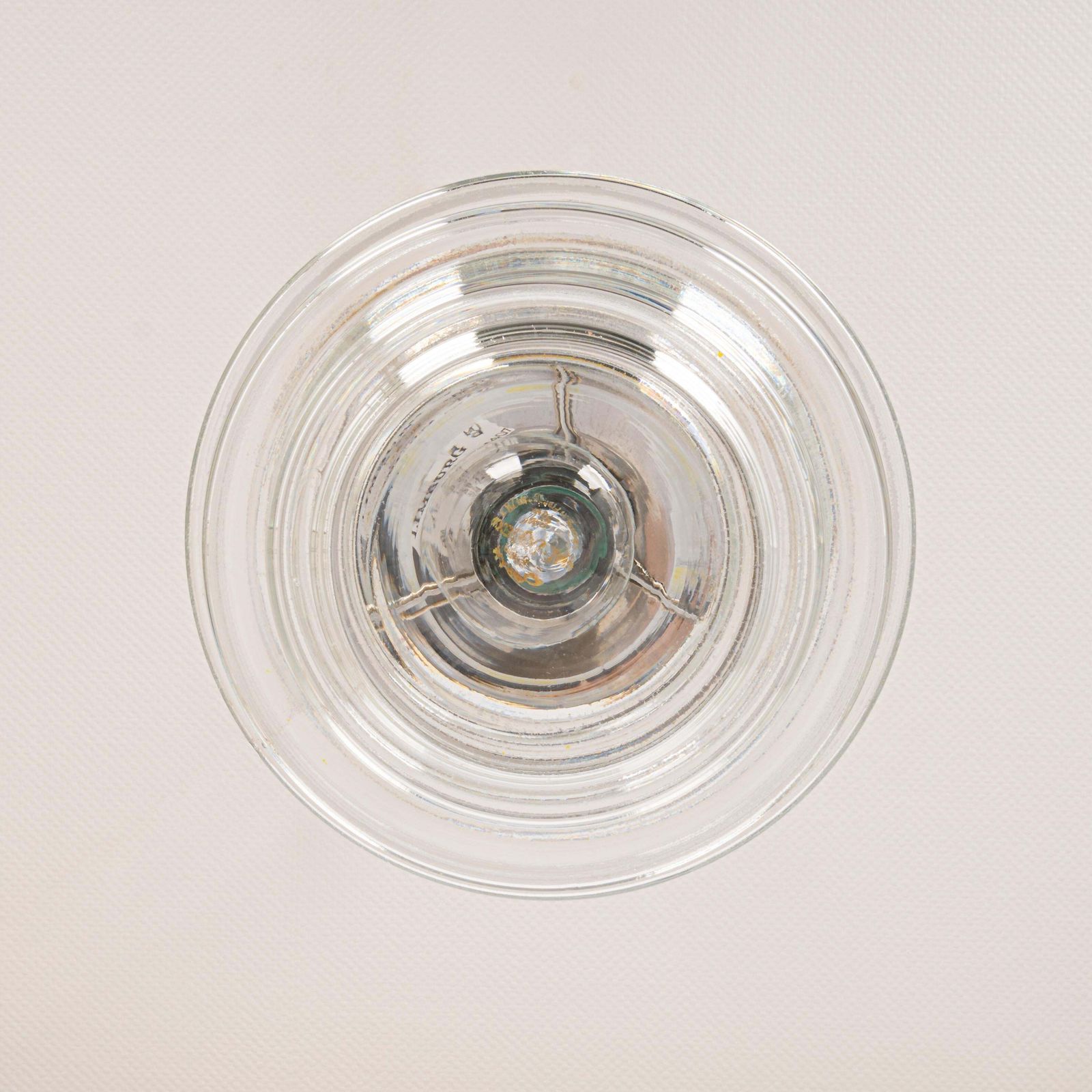 1 Of 2 Rare Limburg Clear Glass Pendant Lamps, Germany, 1970s photo buy