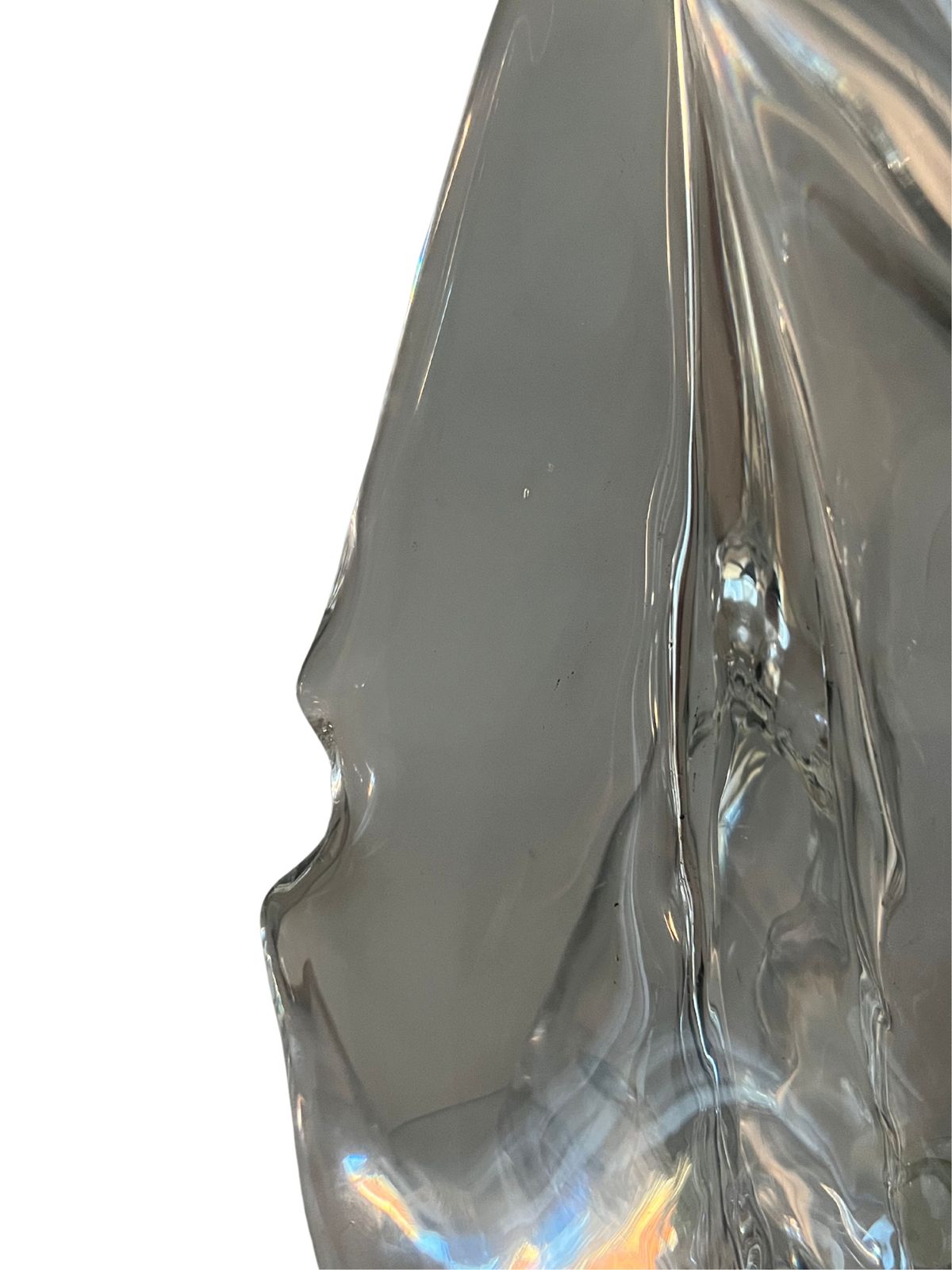 Schneider, Mid Century Modernist Crystal Table Lamp By Charles Schneider, 1950 photo buy
