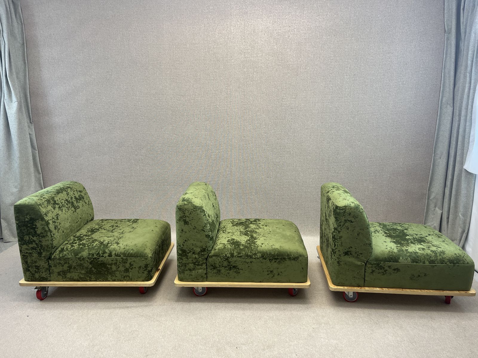 Unique Allermuir Mayze Mobile Three Seater Modular Sofa Chairs photo vinterior