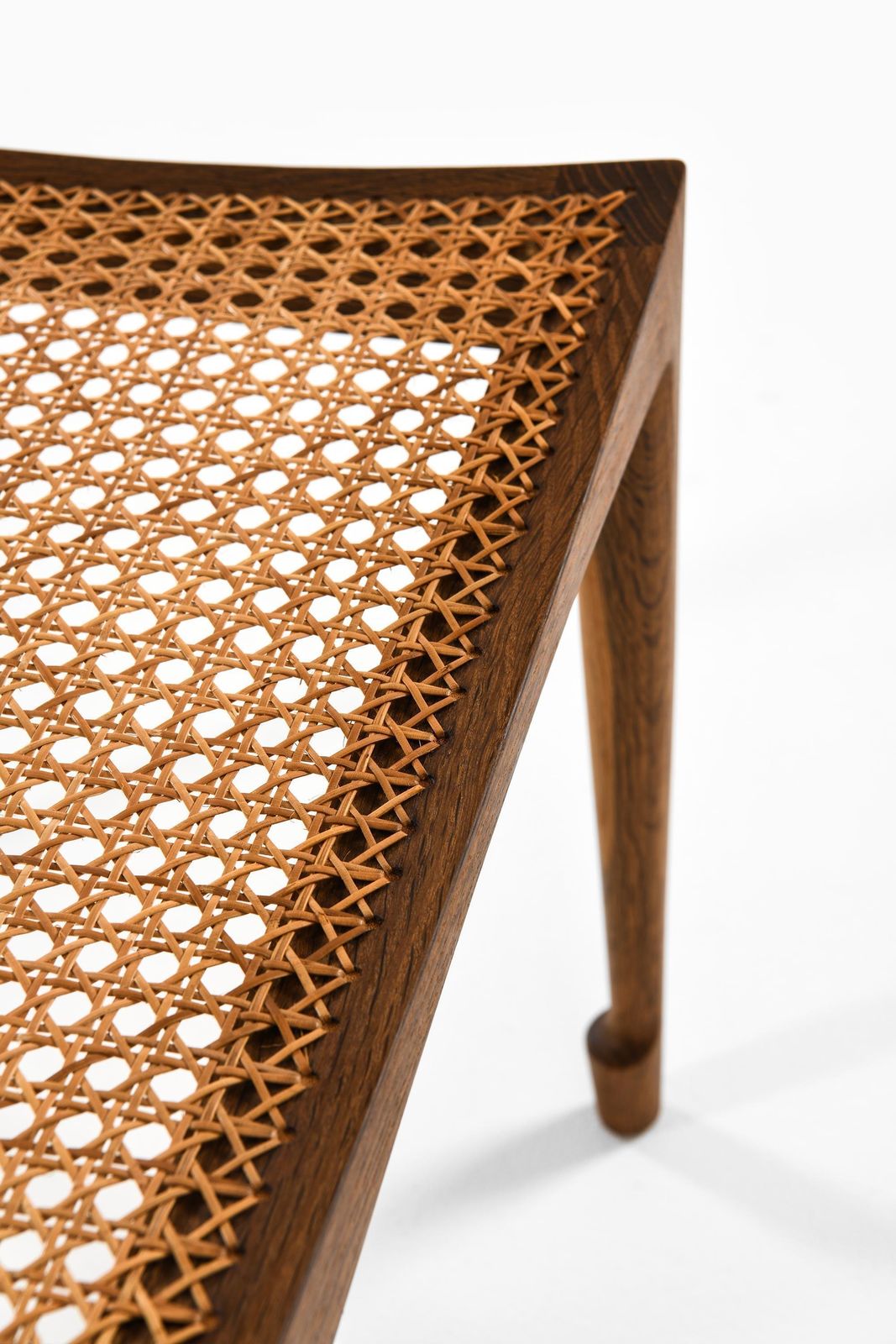 Rare Stool With Solid Oak Frame By Bernt Petersen, 1950s photo furniture