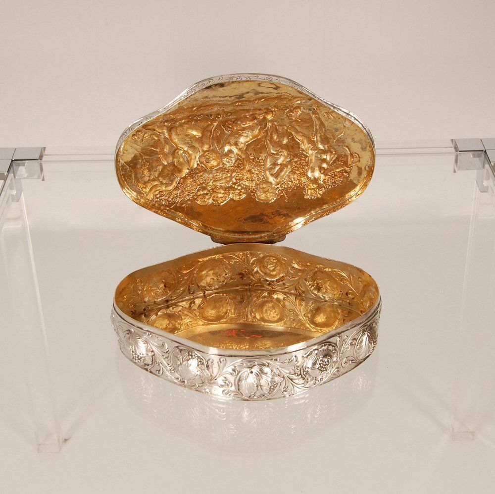 photo buy Antique German Jewelry Box In Silver From J.D.Schleißner & Söhne
