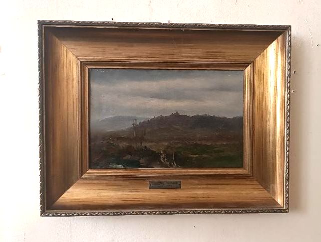 Oil Painting On Canvas, Joseph Hainmann (Milan 1828 Alexandria Of Egypt photo furniture
