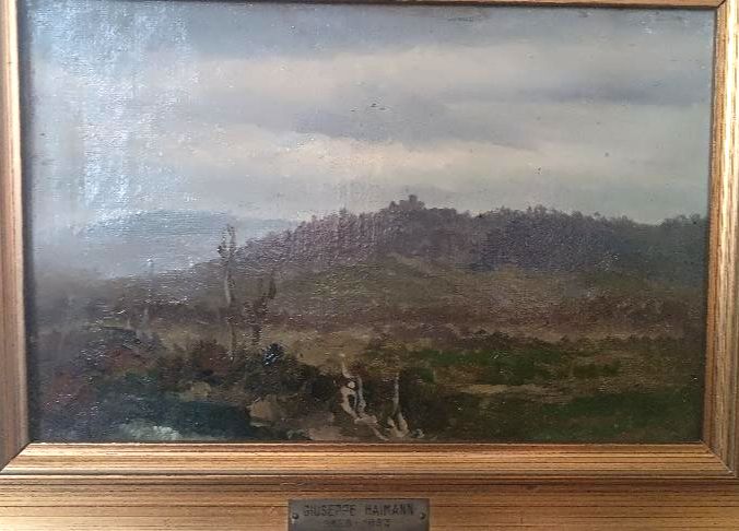 Oil Painting On Canvas, Joseph Hainmann (Milan 1828 Alexandria Of Egypt photo 315.0