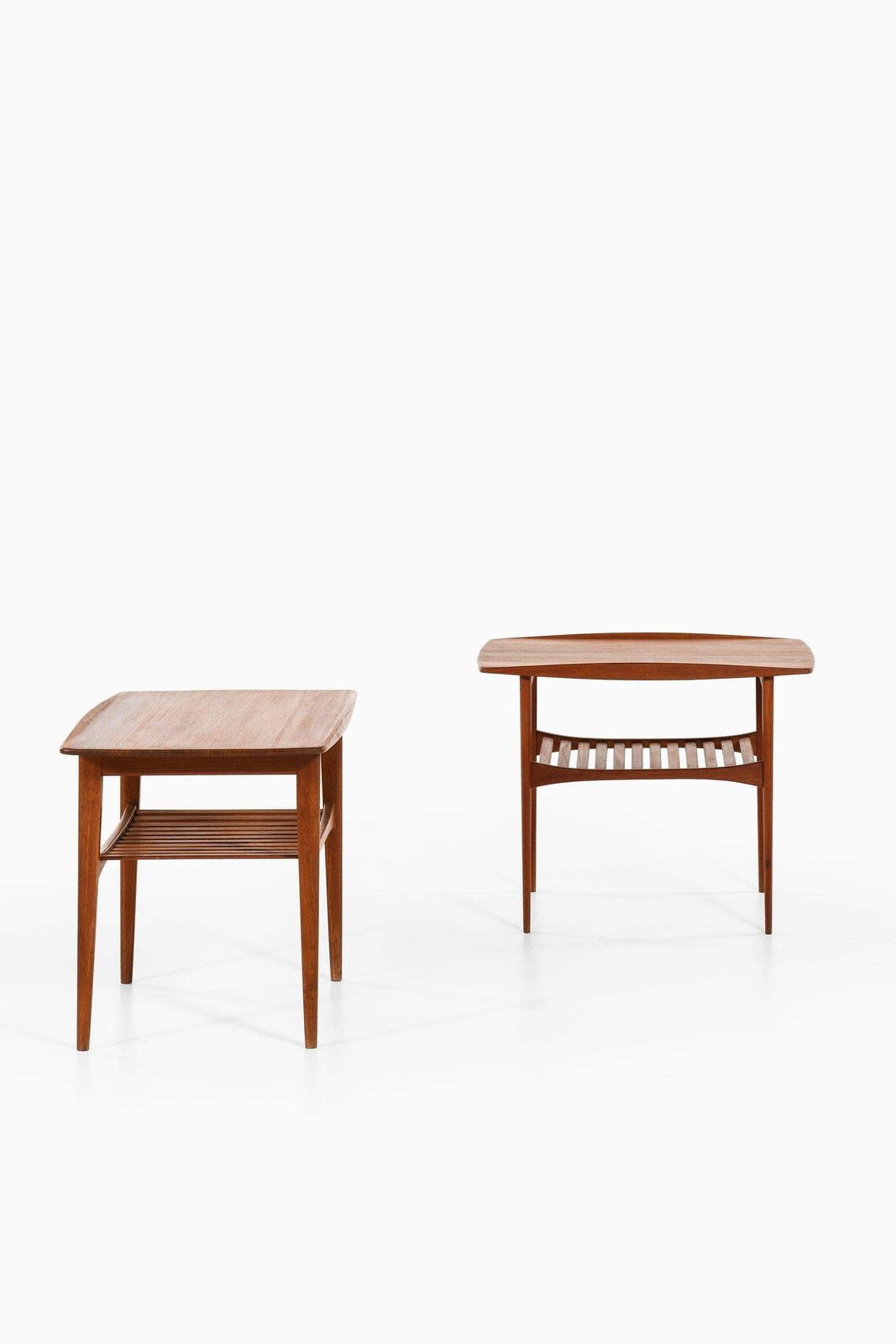 Pair Of Side Tables In Teak By Tove And Edvard Kindt Larsen, 1950's photo furniture