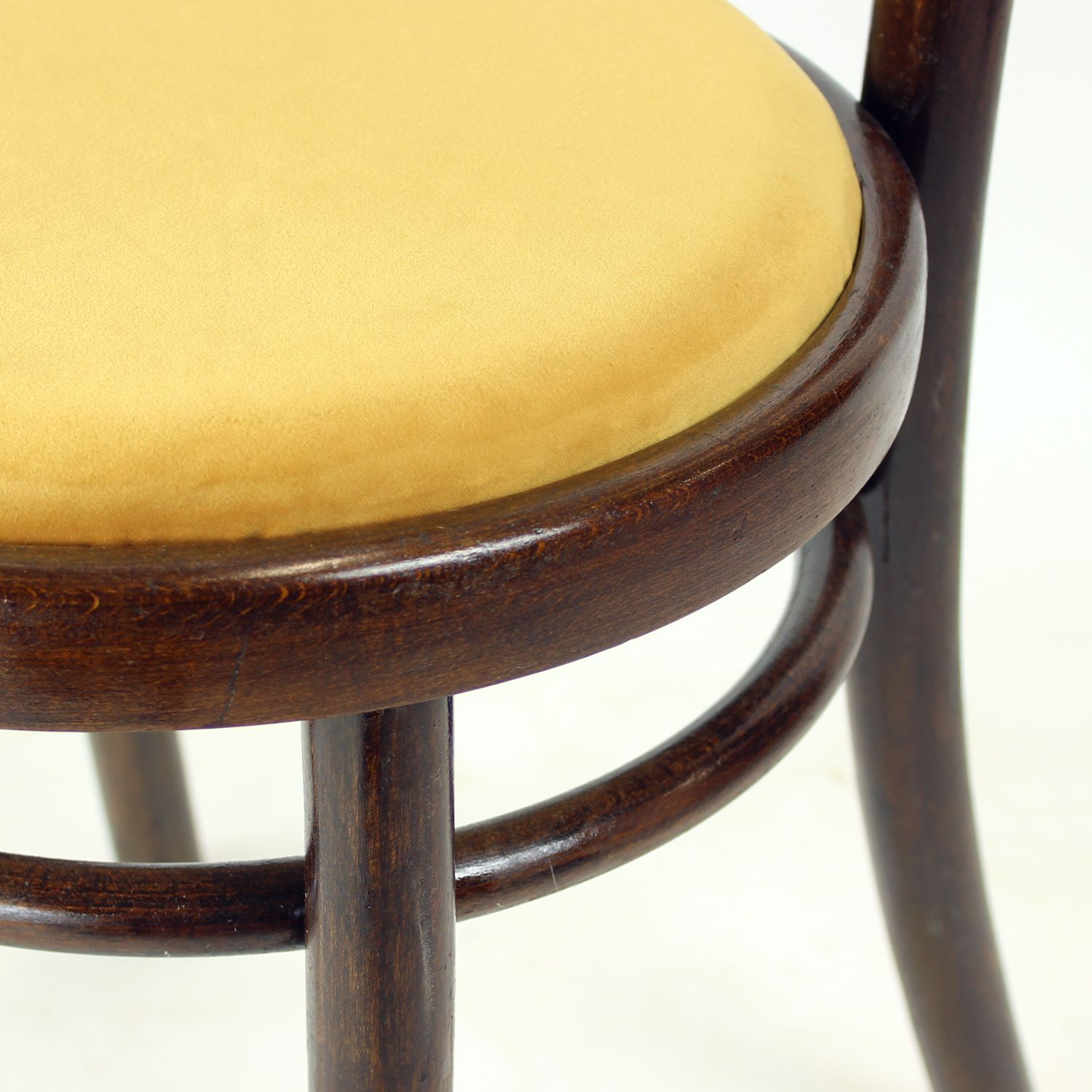 245.0 Vintage Bentwood Chair, Thonet Design, Czechoslovakia 1940s photo
