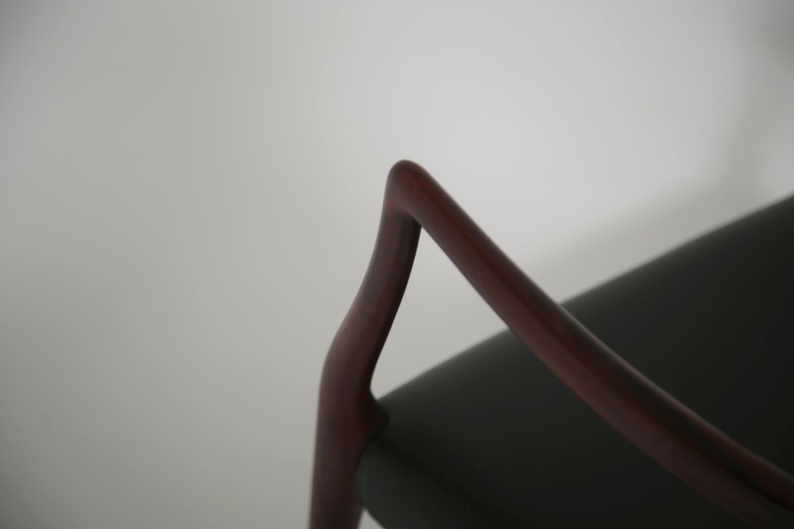Furniture Niels Otto Møller Model 62 Carver Armchairs: Solid Mahogany For J.L. Møllers, 1960s. photo