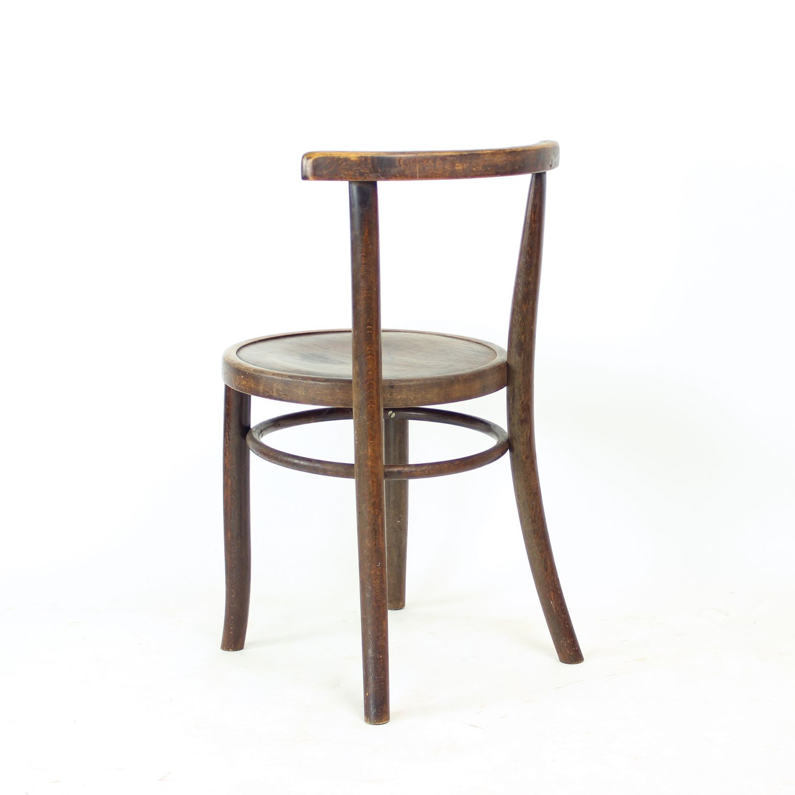 photo for sale 1950s Round Bentwood Child Chair By Tatra