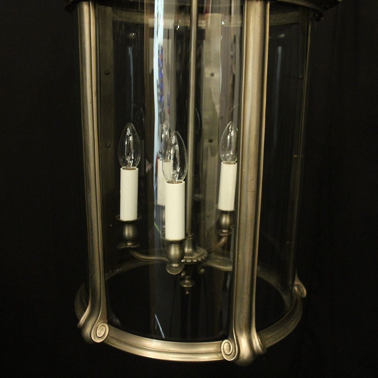 French Silver Gilded Bronze Antique Lantern photo buy