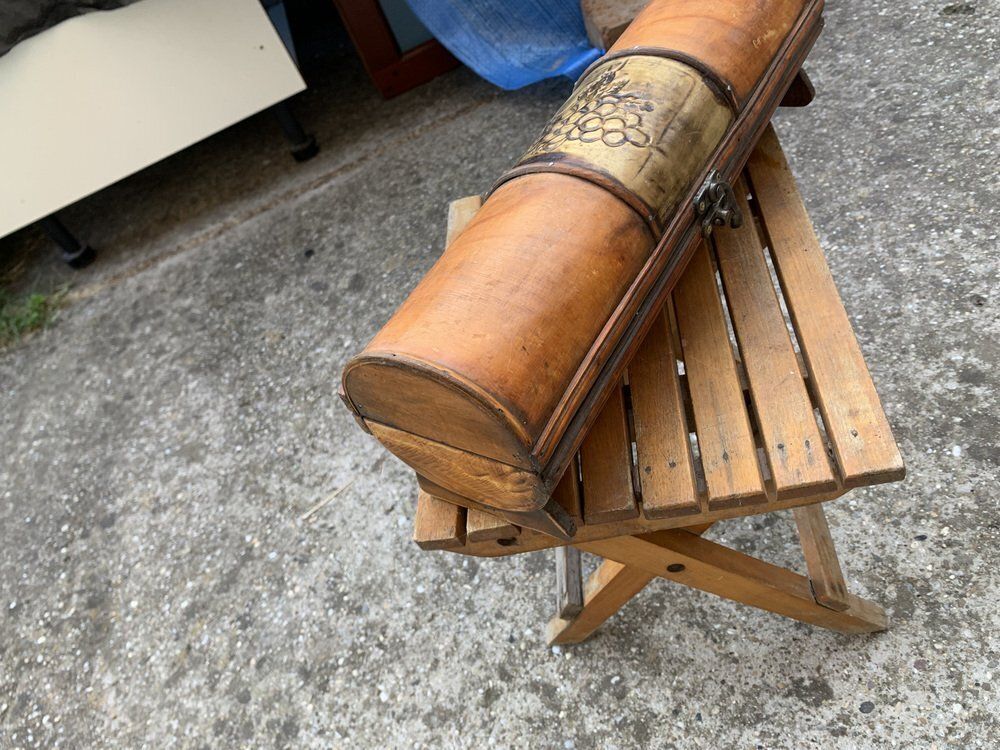Wooden Hand Painted Wine Bottle Holder, 2019 photo Furniture