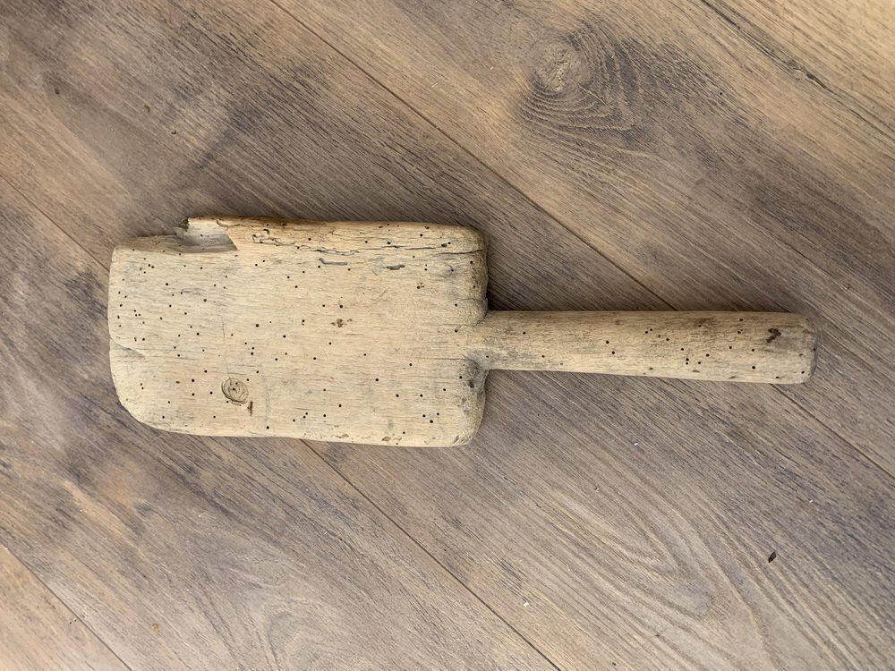 Vintage Washing Paddle In Wood photo Home Decor