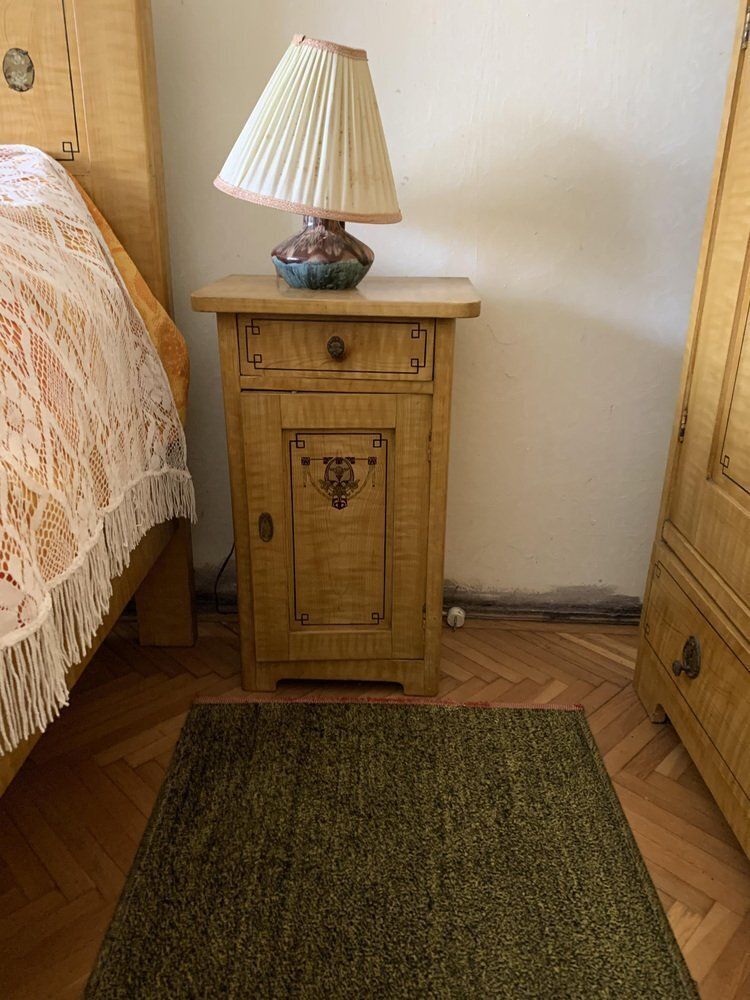 Vintage Hand Painted Nightstand, 1890s photo 855.0