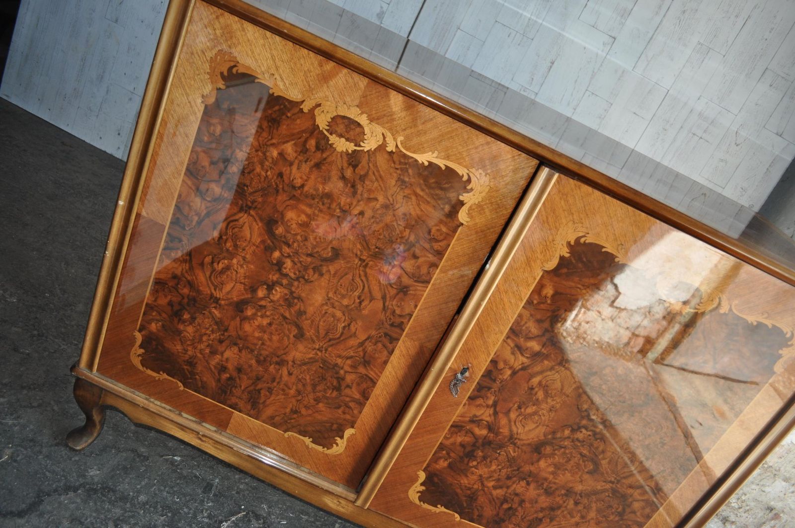 Hungarian Baroque Style Dresser, 1940s photo for sale