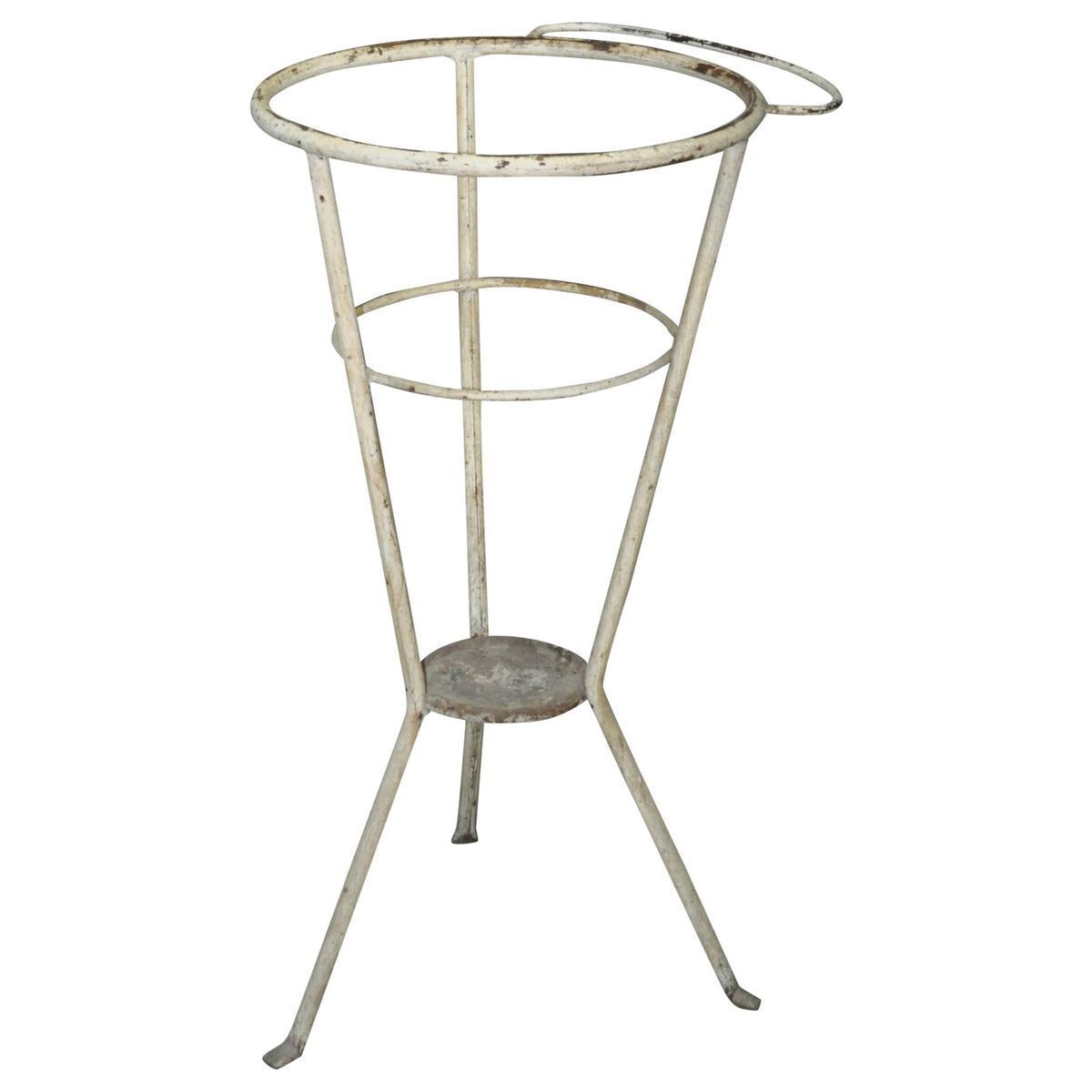 Hungarian Iron Wash Stand Or Garden Planter, 1940s