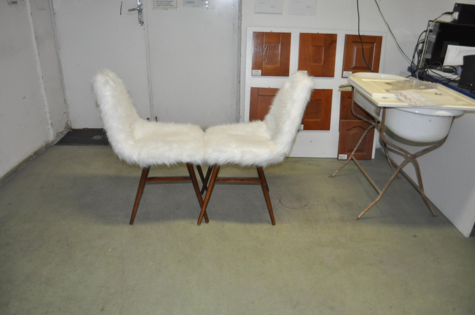 Set Of Erika Side Chairs By Judit Burián For Szkiv, 1959 photo for sale