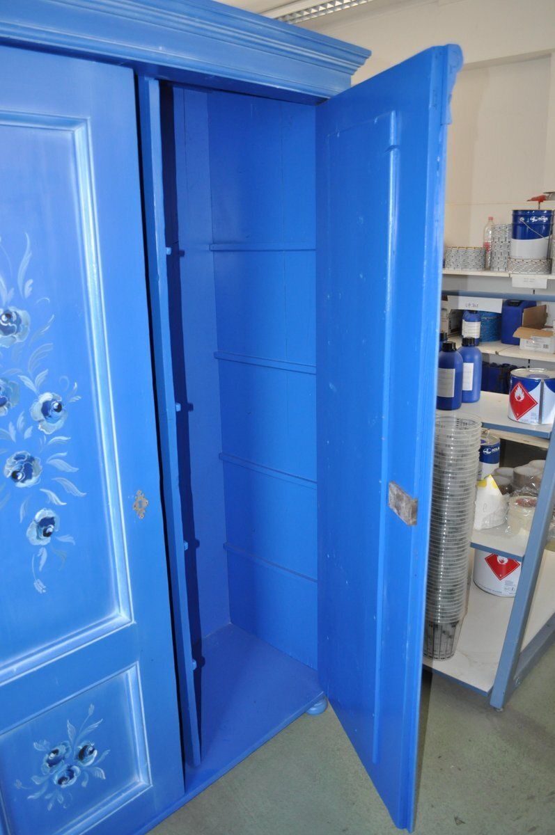 Antique Hand Painted Double Wardrobe photo Furniture