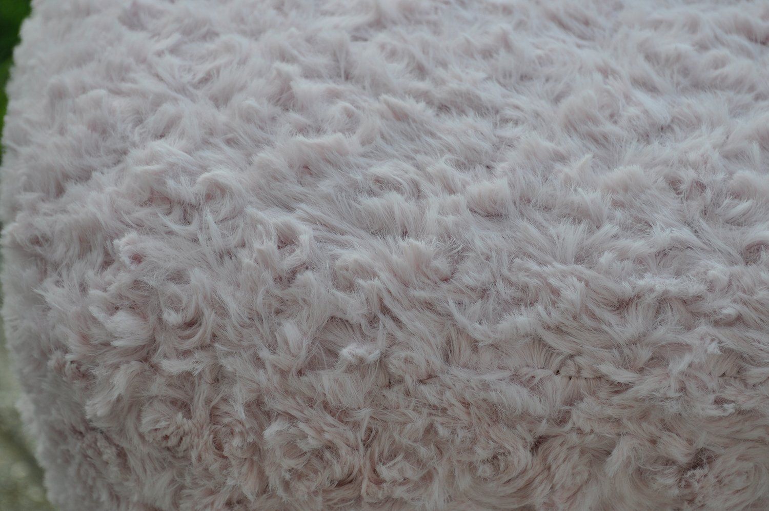 Mid Century Pink Faux Fur Lounge Chair, 1960s photo for sale