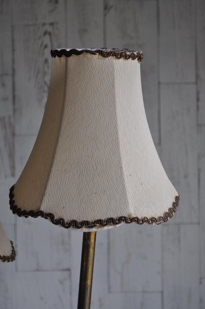 Art Deco Brass Floor Lamp, 1940s photo Lighting