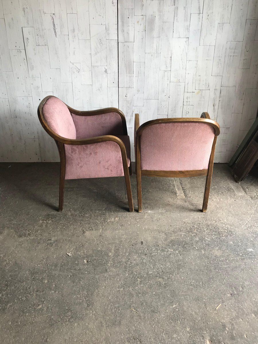 Set Of Art Deco Style Armchairs, 1950s photo Furniture
