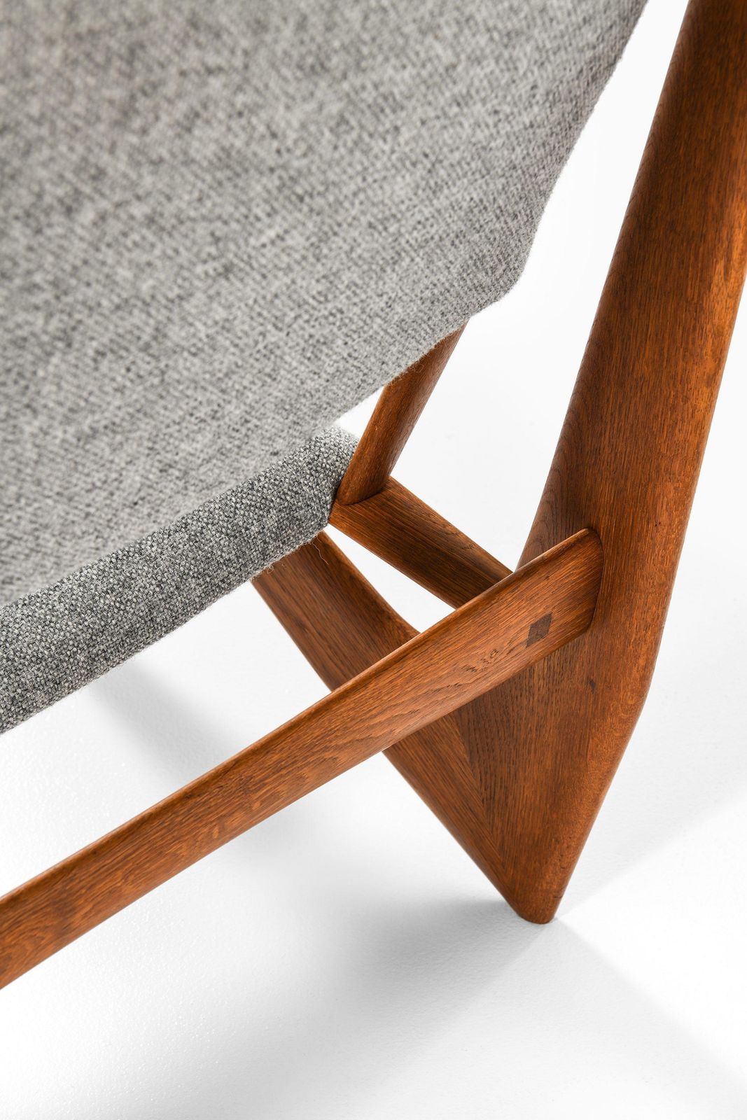 photo for sale Pair Of Easy Chairs In Oak By Bertil W. Behrman, 1950’s