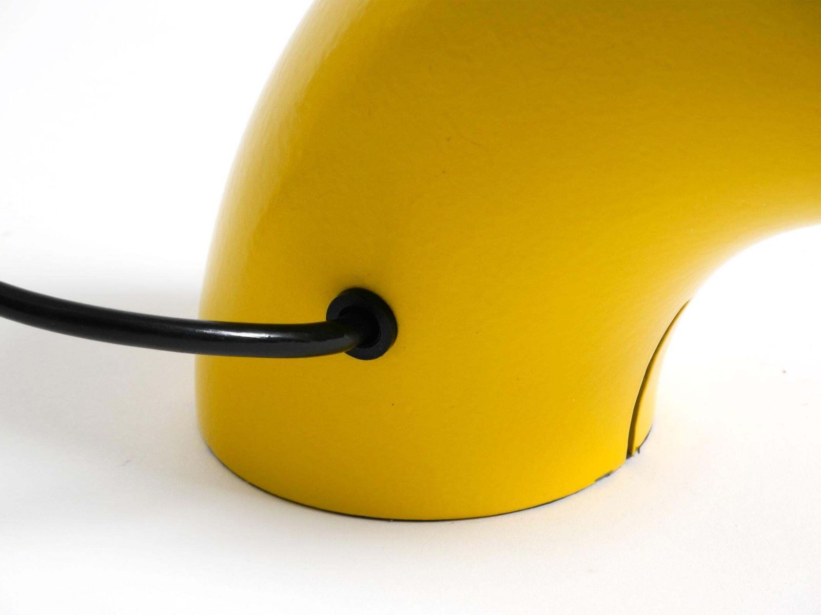 photo buy Very Rare Original Space Age 60s Yellow Table Lamp Made Of Iron By Temde