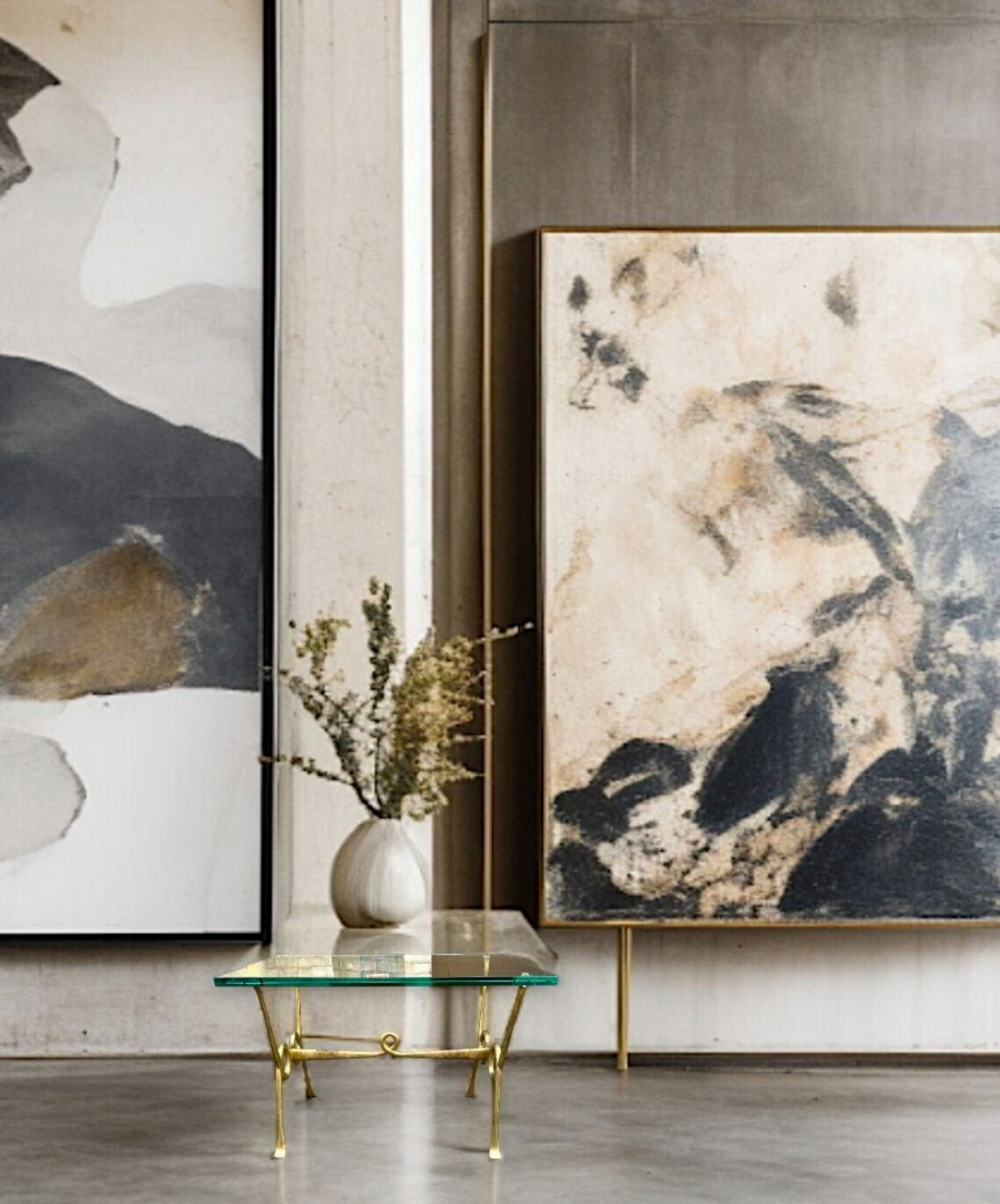 An Italian 1950s Fontana Arte Style Brass And Thick Glass Cocktail Table By Janetti, Florence photo furniture