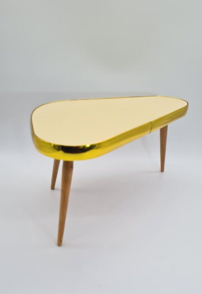 Vintage Kidney Shaped Coffee Table, 1960s photo vintage