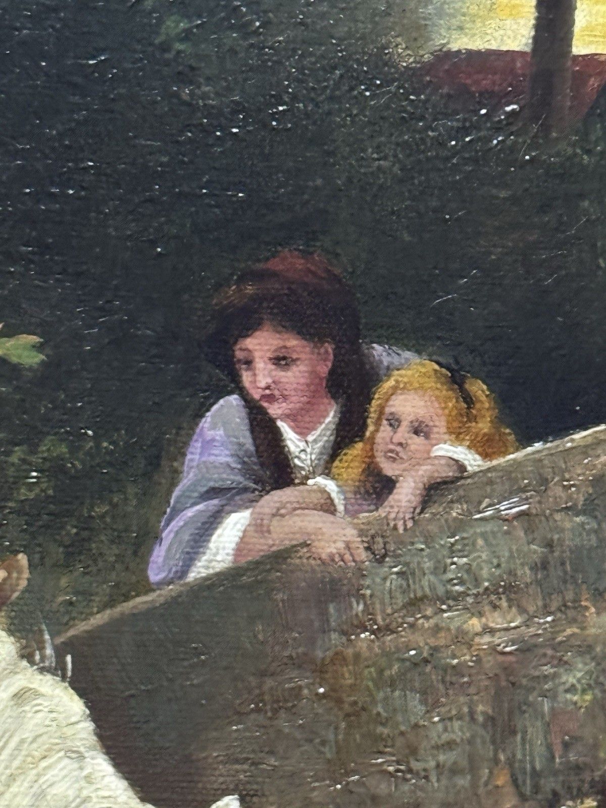 British School Oil Painting After Frederick Morgan (1847 1927) Titled ‘Steady’ photo vintage