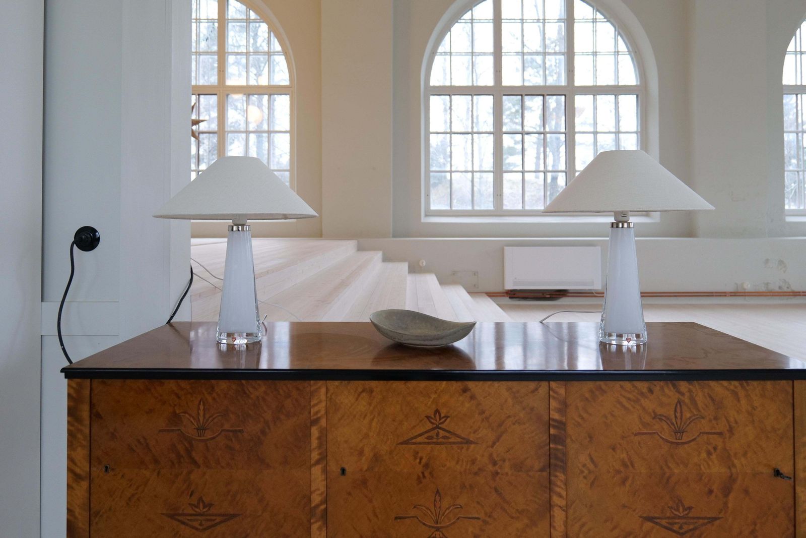 Midcentury Table Lamps By Carl Fagerlund For Orrefors Sweden Rd, 1566 photo Lighting