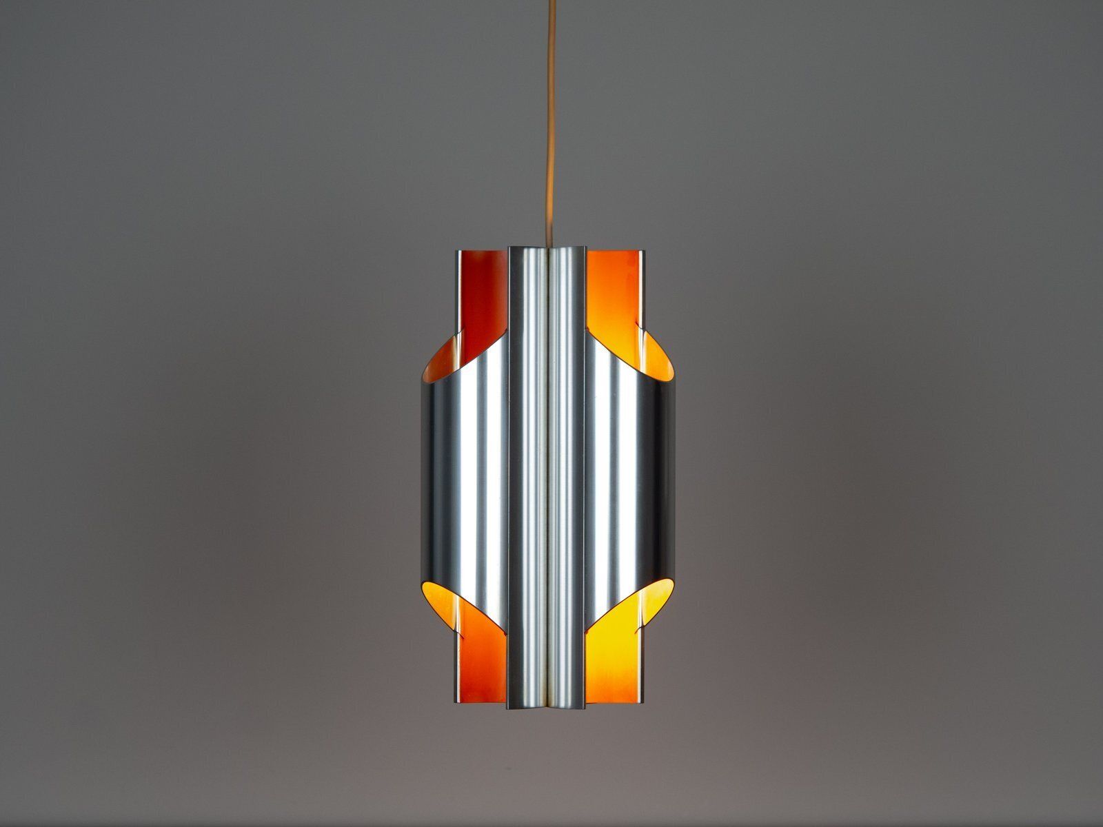 Vintage Pendant Lamp By Bent Karlby For Lyfa, Denmark, 1970s