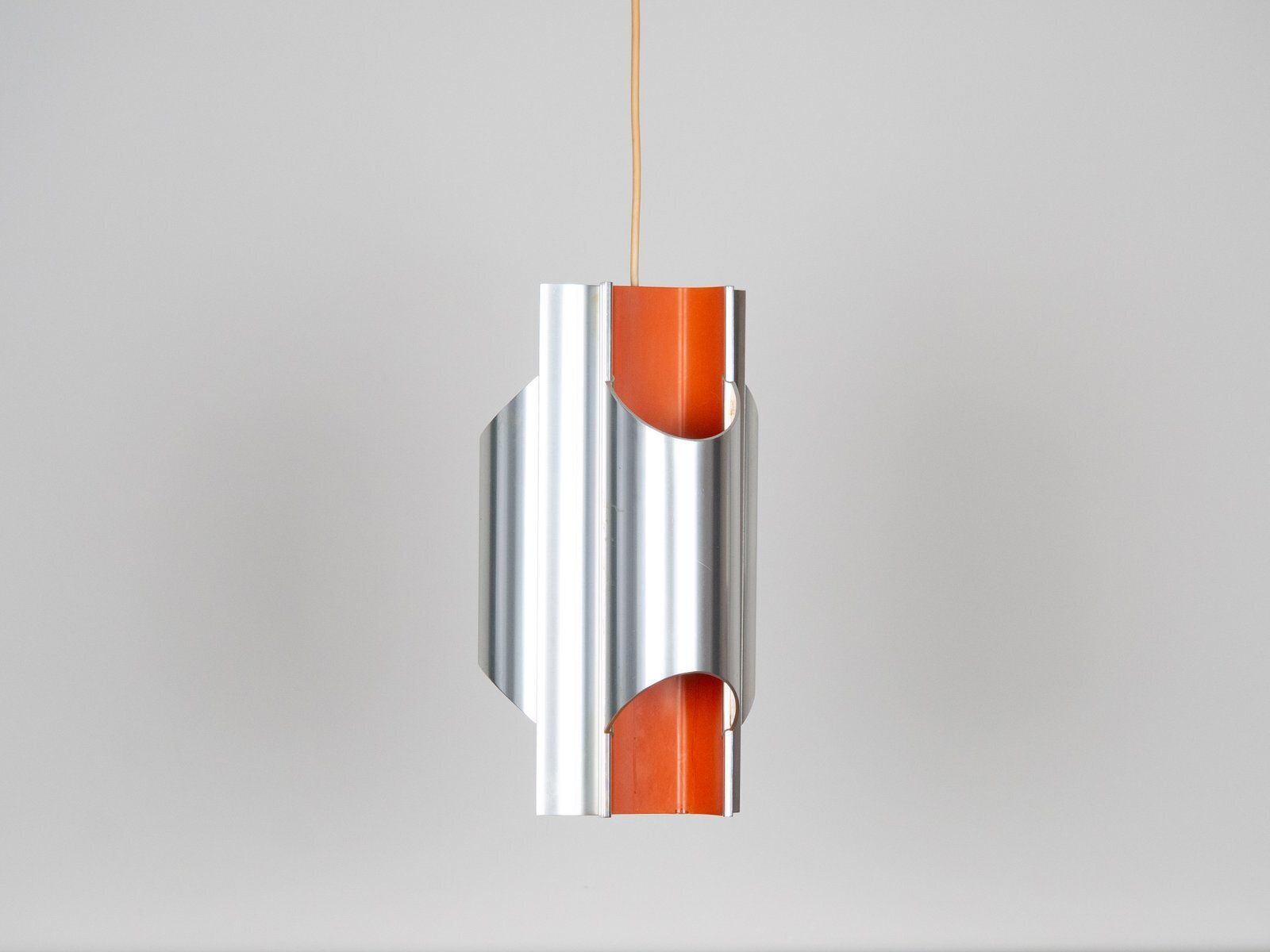 Vintage Pendant Lamp By Bent Karlby For Lyfa, Denmark, 1970s photo Lighting