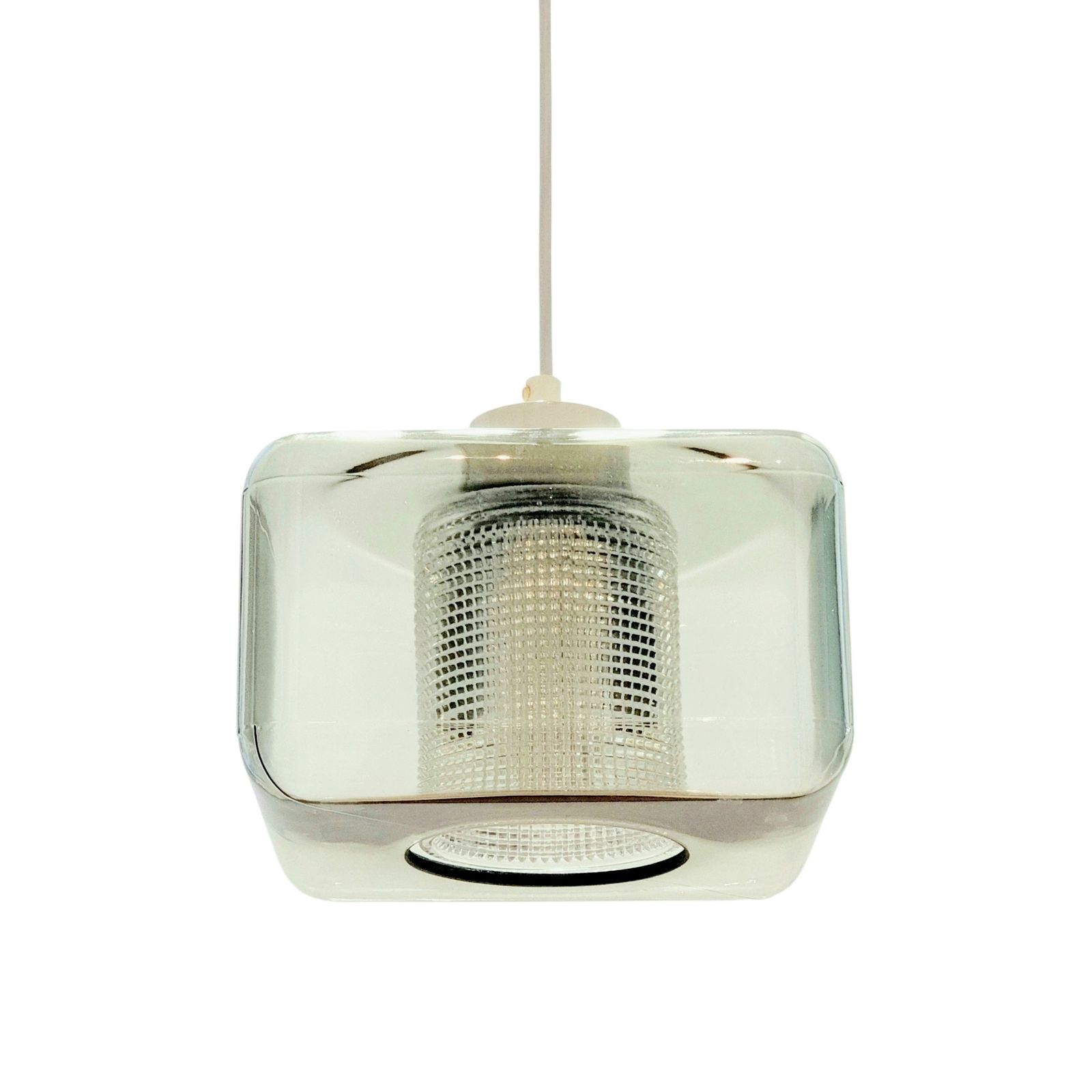 Mid Century Modern Scandinavian Glass Ceiling Light By Carl Fagerlund For Orrefors, 1960s