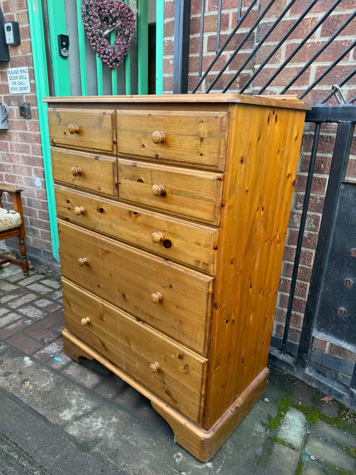 Ducal Pine Chest Of Drawers Customised Painted Furniture In Fusion And F&B photo furniture