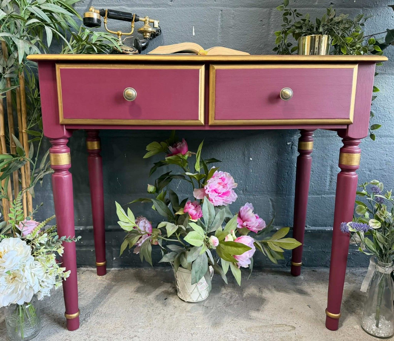 Available Now Lovely Upcycled Console/Hallway Table Painted Fusion Winchester