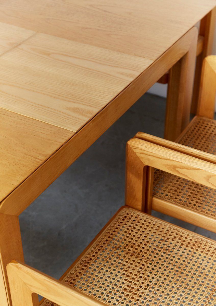 Samara Dining Room Set By Derk Jan De Vries For Maisa Di Seveso Milano, 1970s, 7 Piece Set photo Furniture