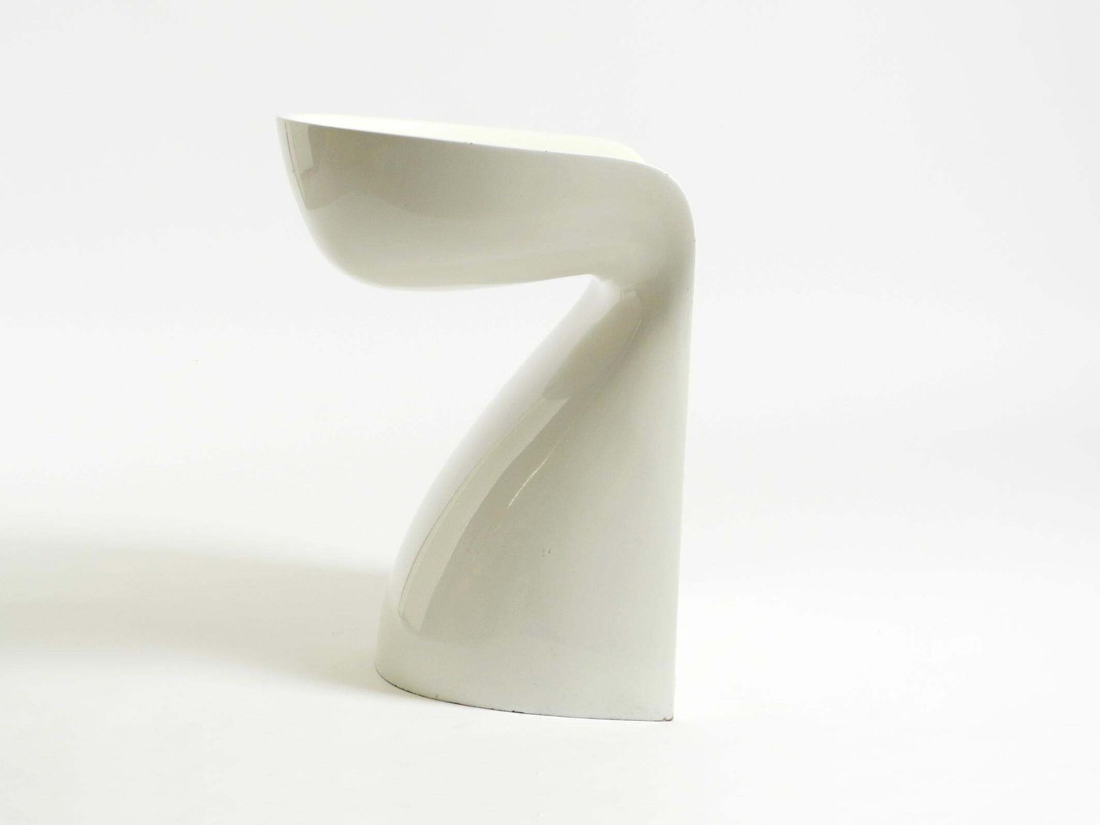 White Stool By Winfried Staeb From The 1970s For The Form + Life Collection photo buy