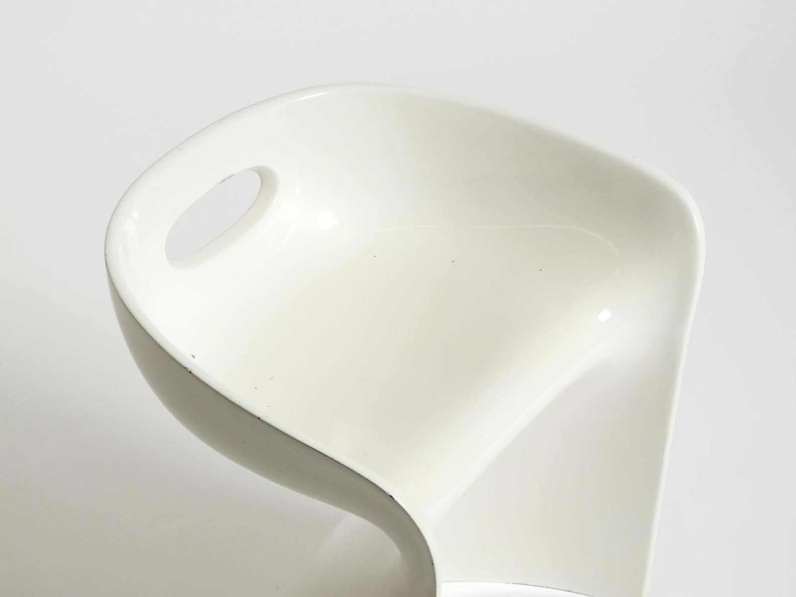 1201.0 White Stool By Winfried Staeb From The 1970s For The Form + Life Collection photo