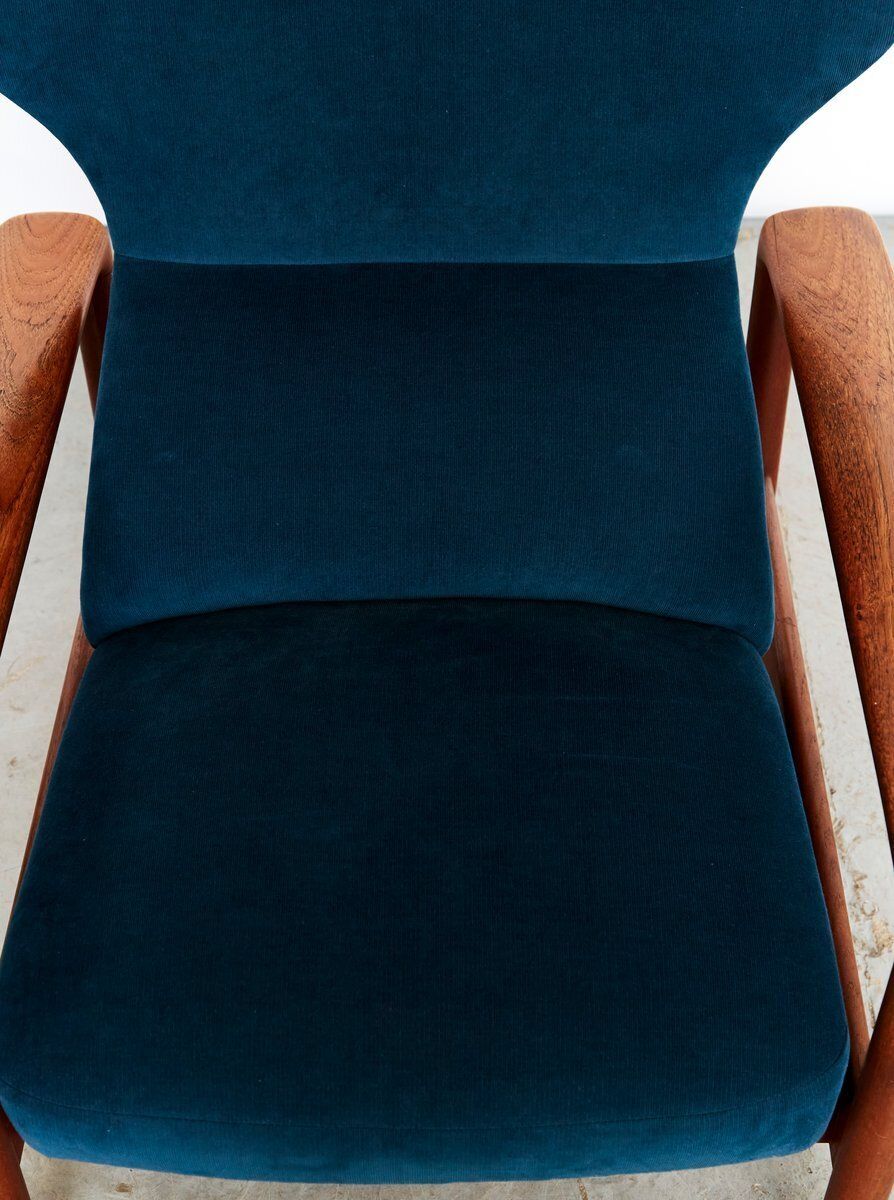 Rock Royal Armchair & Footstool By Sven Ivar Dysthe For Arnestad Bruk, 1960s photo Furniture