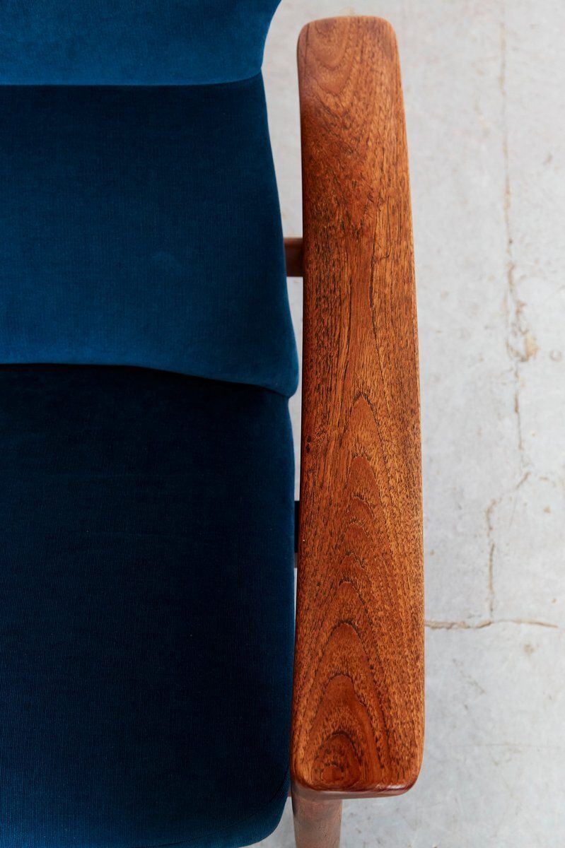 photo furniture Rock Royal Armchair & Footstool By Sven Ivar Dysthe For Arnestad Bruk, 1960s