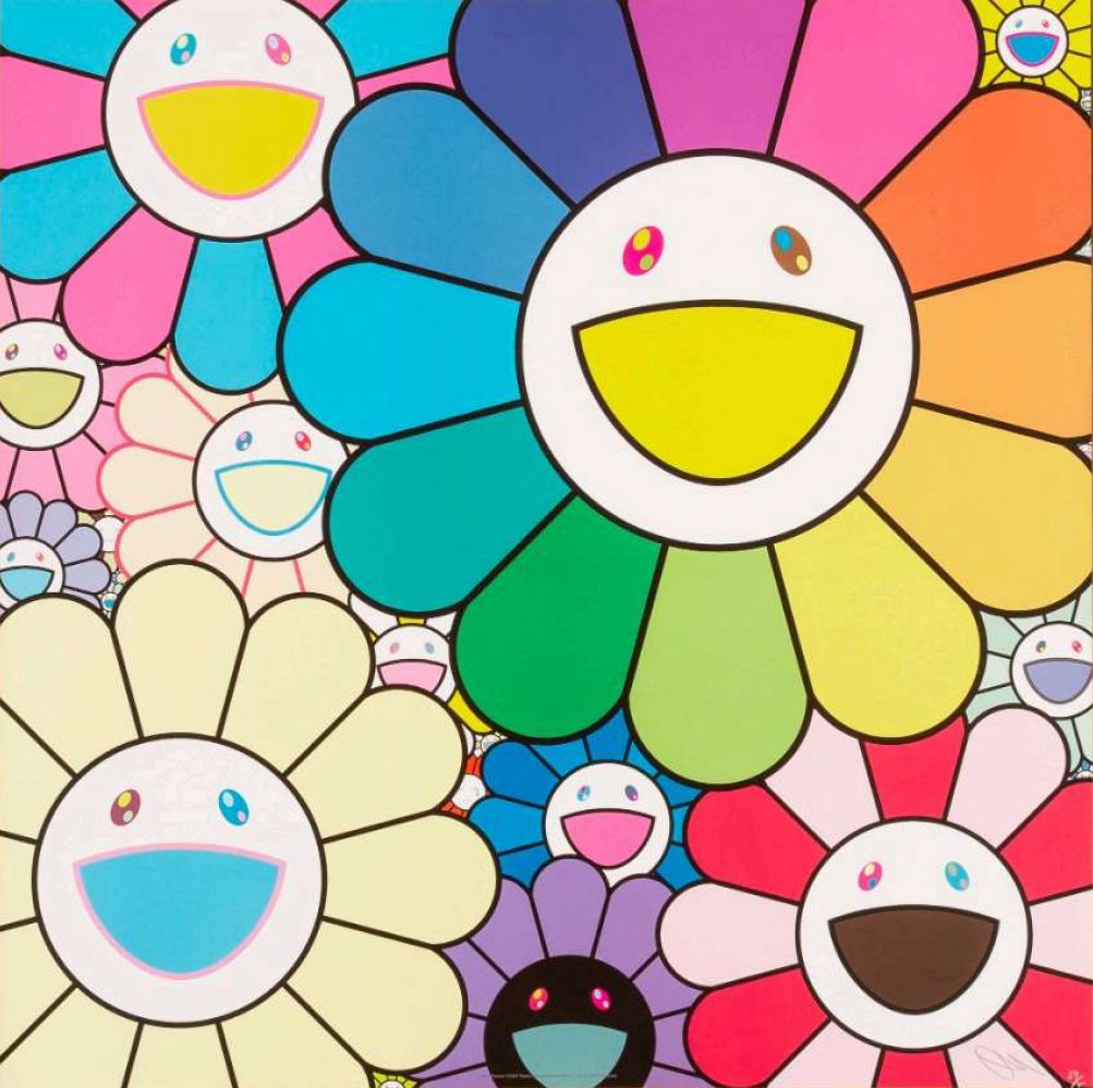 Takashi Murakami Lots Of Flowers