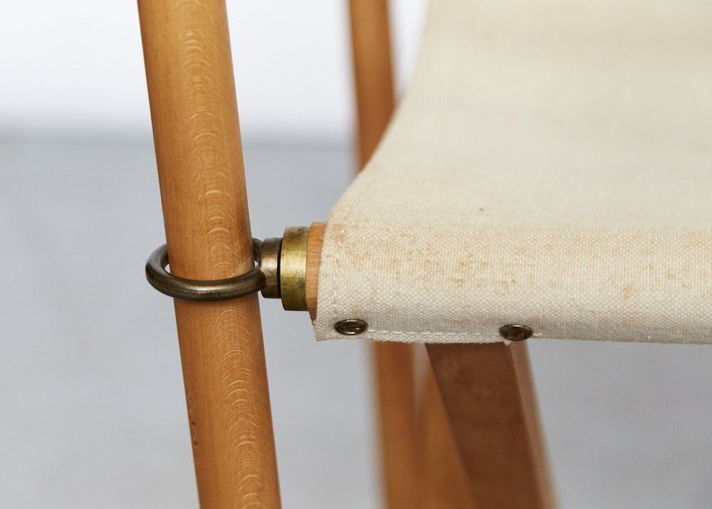 Furniture Mk 16 Folding Chair By Mogens Koch For Rud Rasmussen, 1970s photo