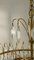 Large Mid Century Brass And Crystal Glass Ceiling Lamp From Palwa photo for sale