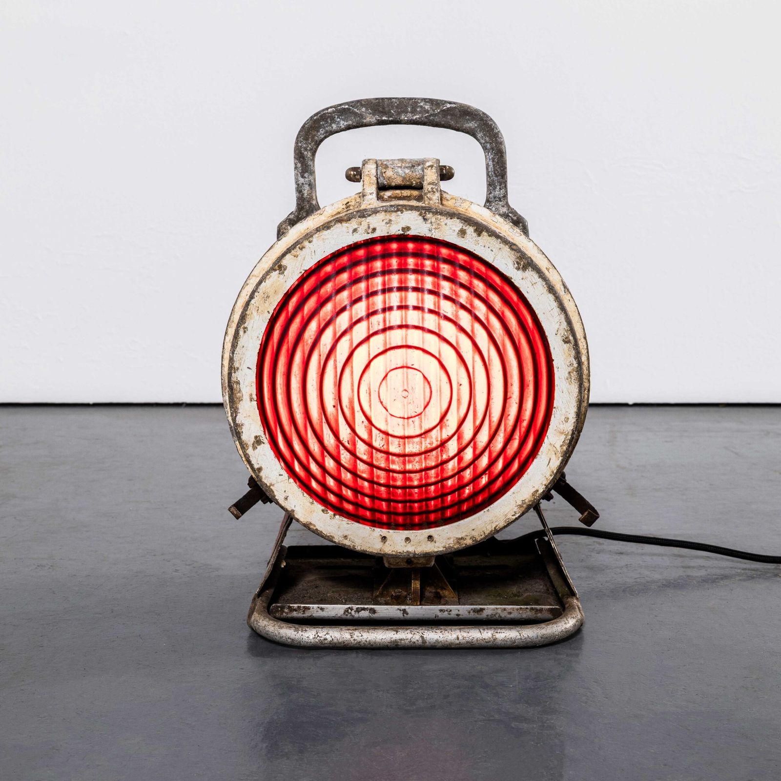 1950’s Original French Train Engineers Warning Lamps photo furniture