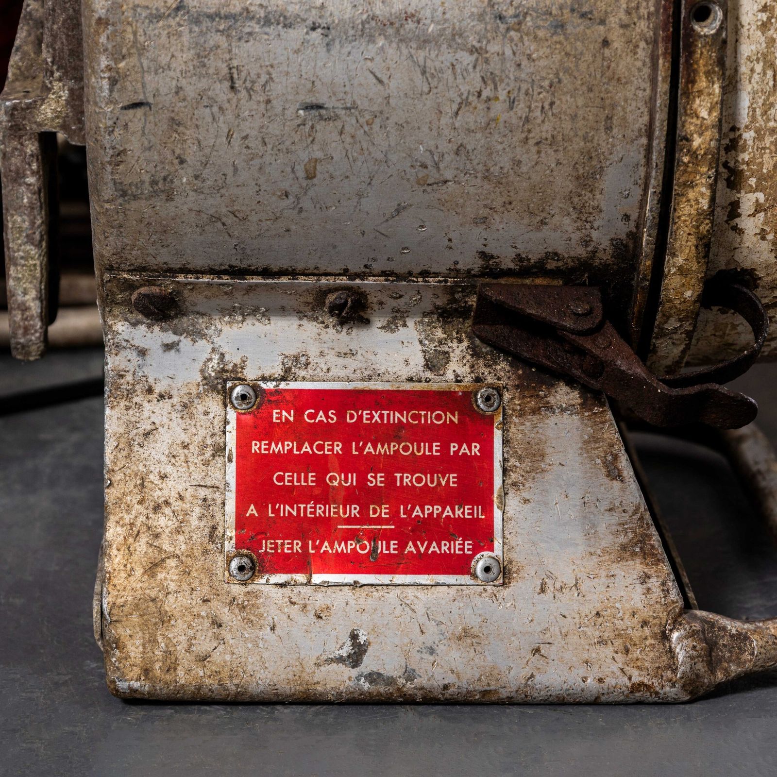 photo for sale 1950’s Original French Train Engineers Warning Lamps