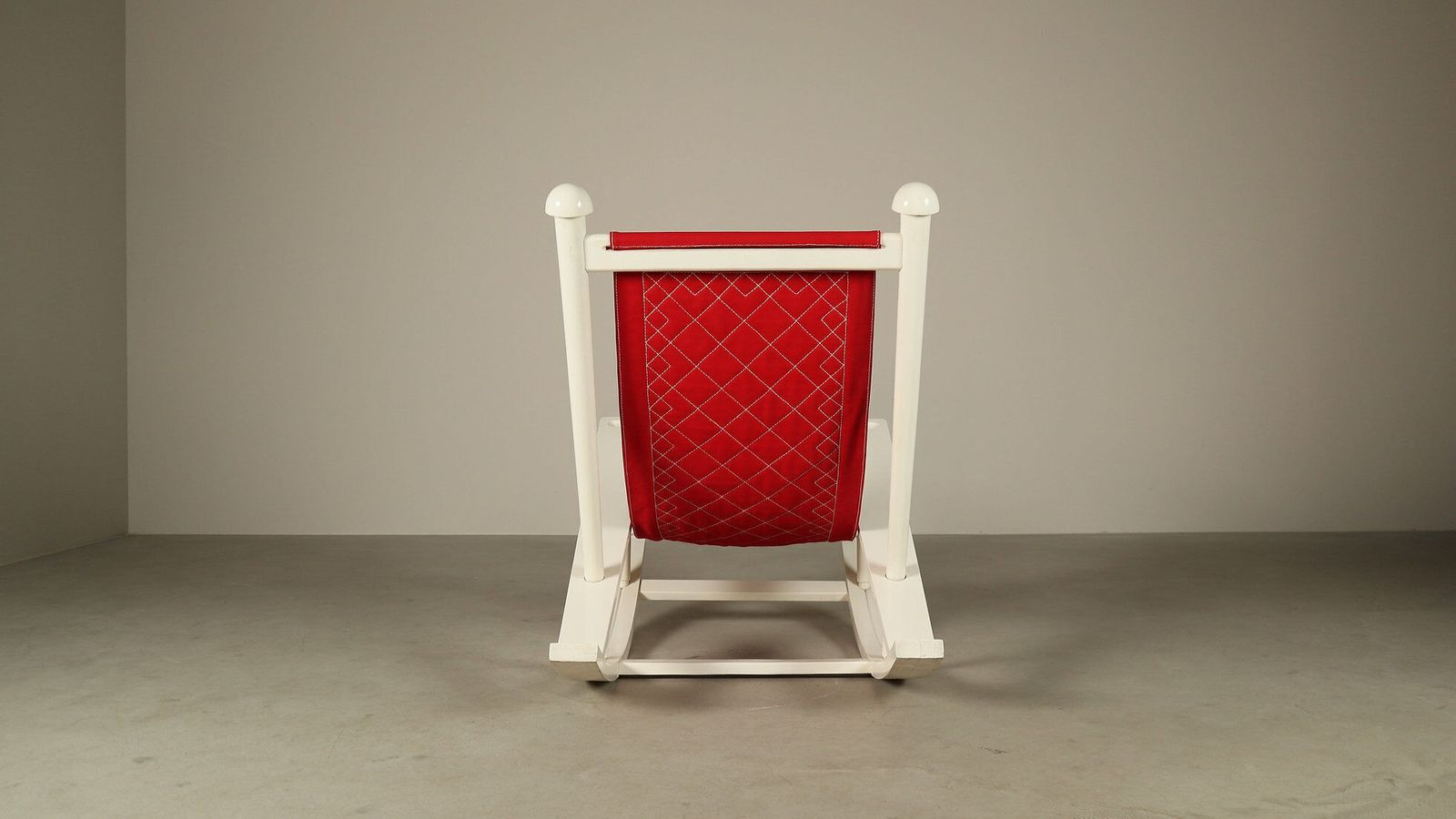 Gilles Sermadiras For Maison Et Jardin, “Deauville” Rocking Chair, France, 1950 photo buy